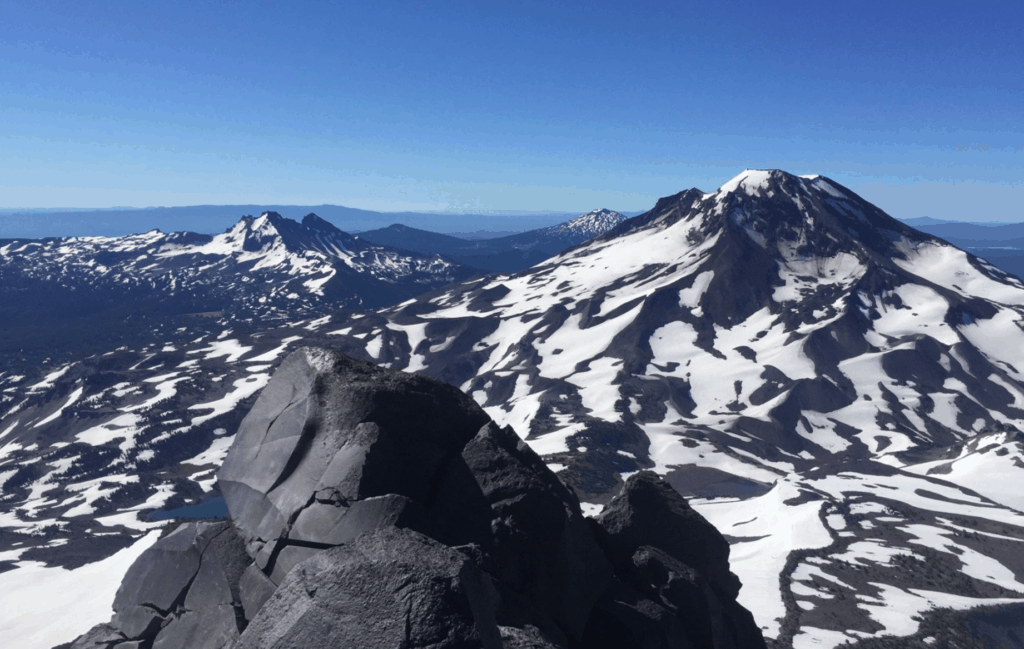 View of South Sister from Middle Sister