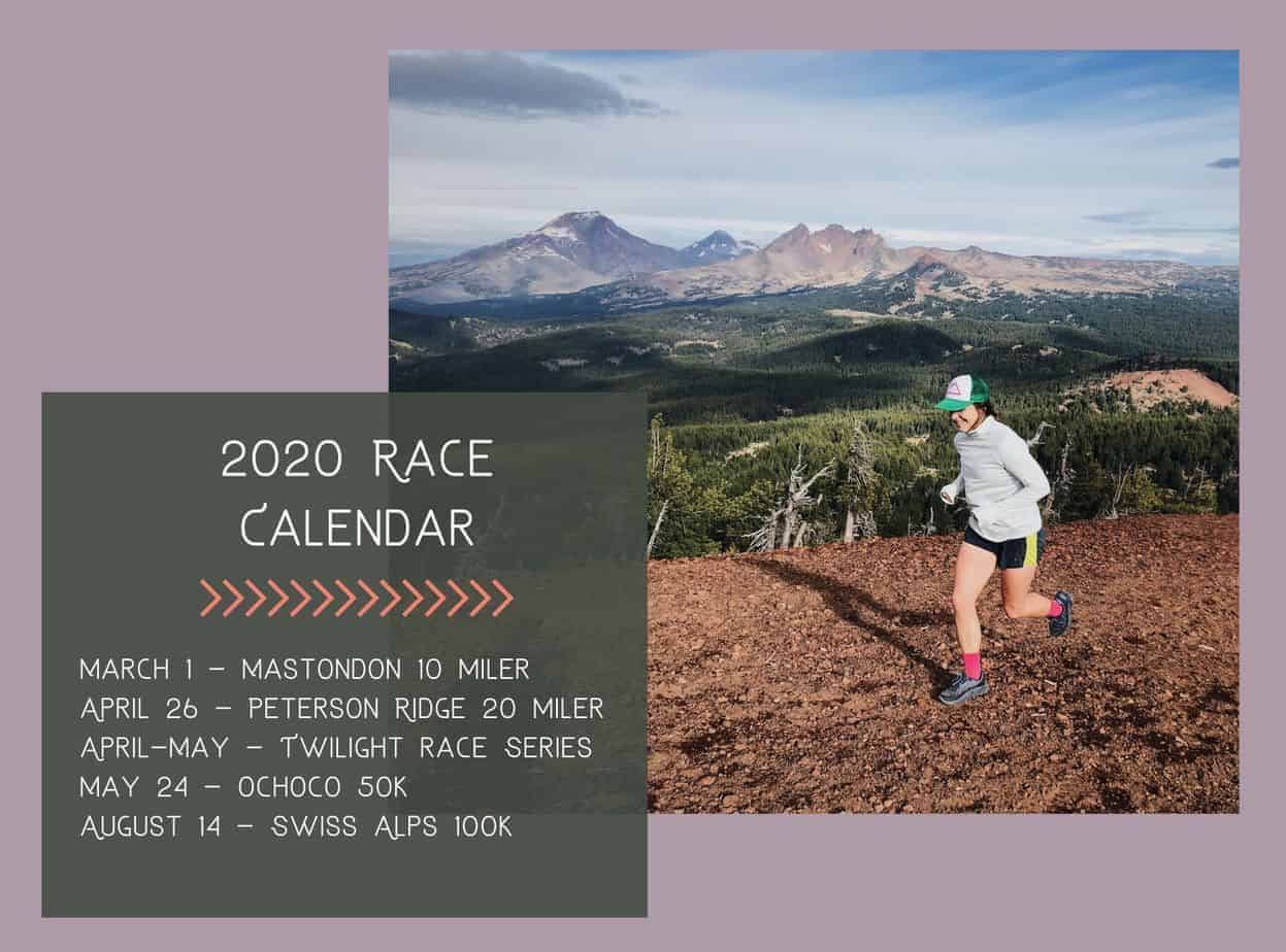 Nikki s 2020 Race Calendar Treeline Journal